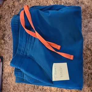 Figs alps blue yola scrub pants